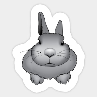 fat rabbit Sticker